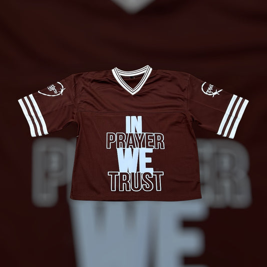 “In Prayer We Trust Brown” Jersey
